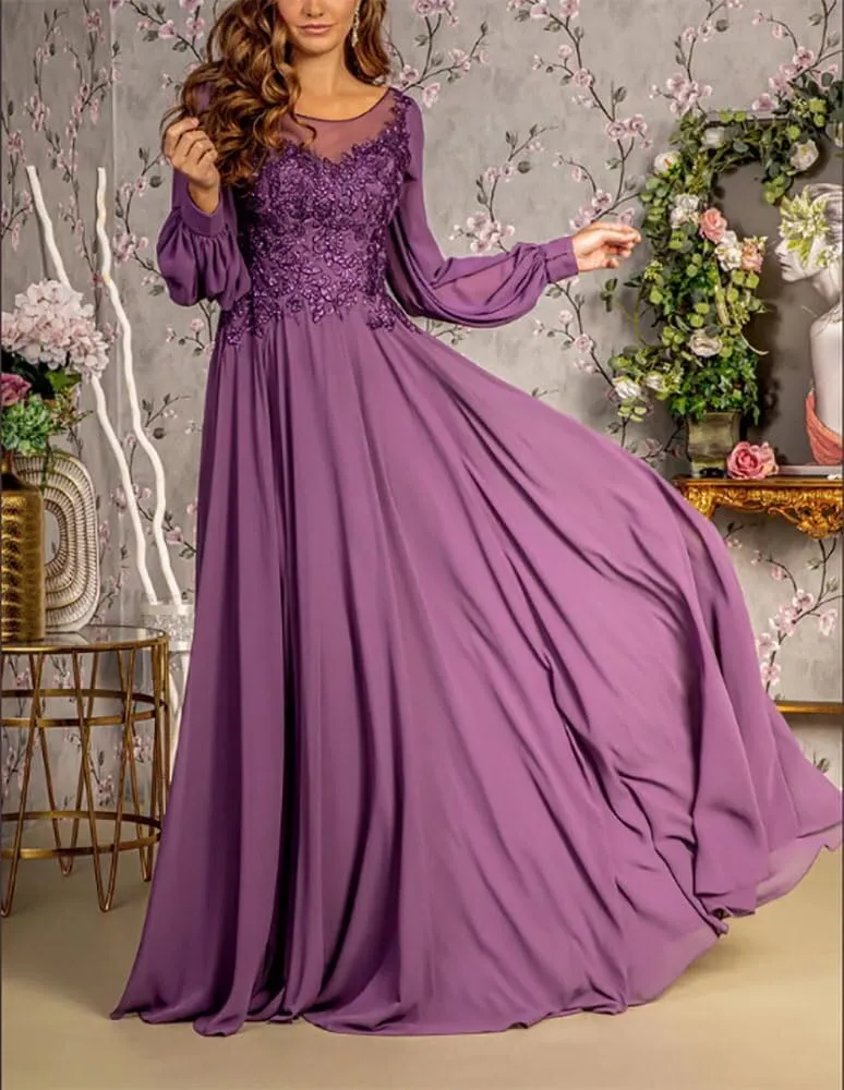 Long Sleeves Bridesmaid Dresses Mother of The Bride Dresses for Formal Evening Gowns 2024