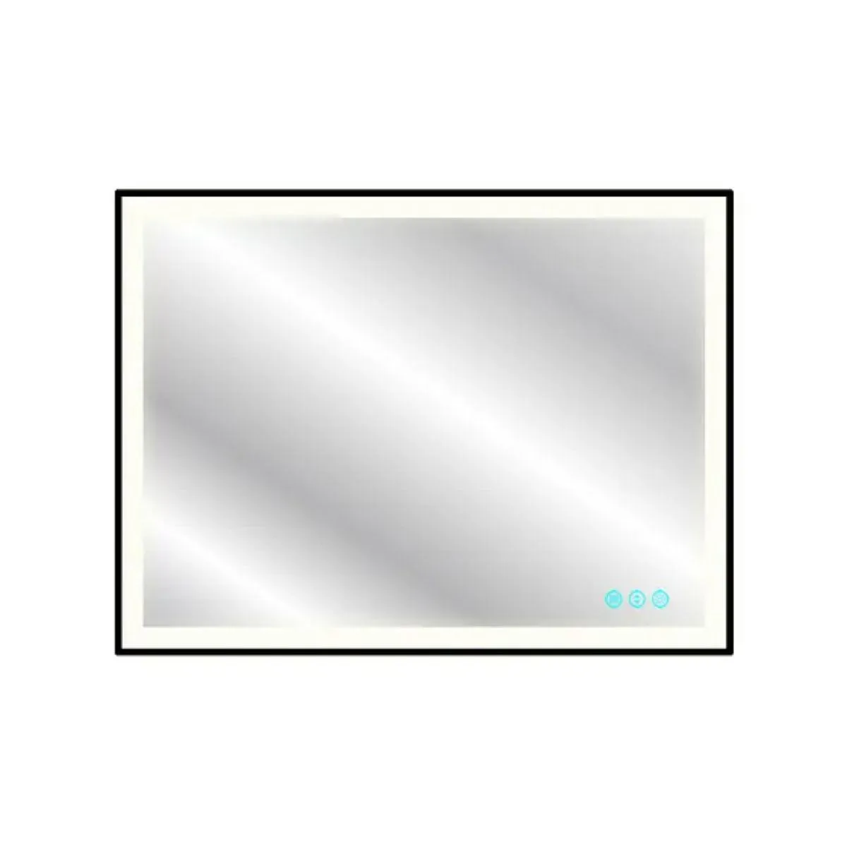 M21 Black Frame 36 In. X 28 In. LED Bathroom Vanity Mirror