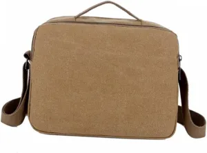 Men Canvas Messenger Bag Adjustable Shoulder Bag for Casual Use Satchel for Travel and Everyday Carry