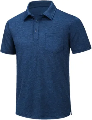 Mens Summer Quick Dry Lightweight T-Shirts Short Sleeve Golf Tennis Shirts Outdoor Running Sports Tops