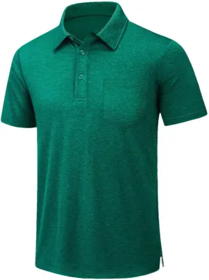 Mens Summer Quick Dry Lightweight T-Shirts Short Sleeve Golf Tennis Shirts Outdoor Running Sports Tops