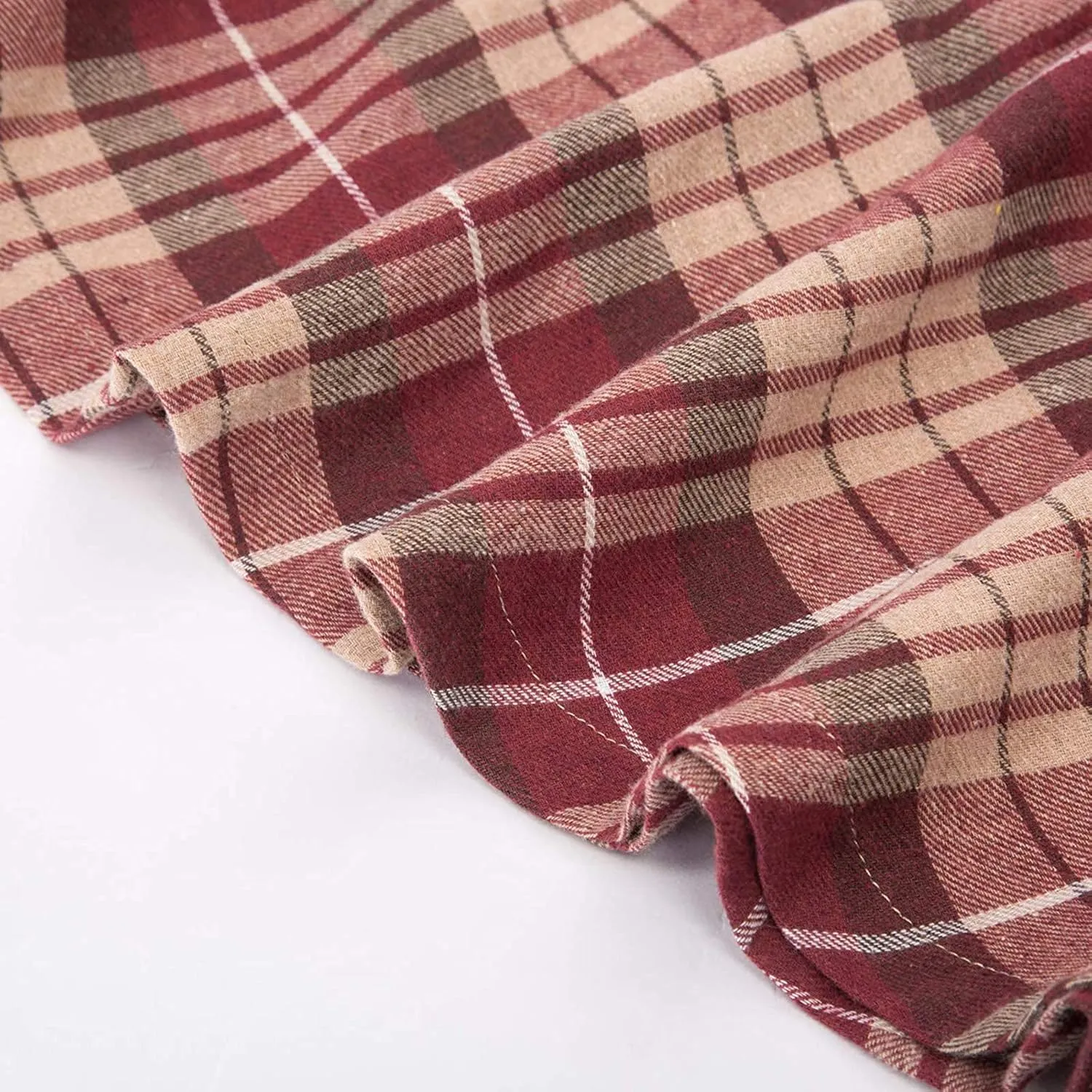 Midi Skirts for Women Fashion Casual Plaid Skirt with Vintage High Waist Pleated Skirt Hot Tennis A-Line Skirts