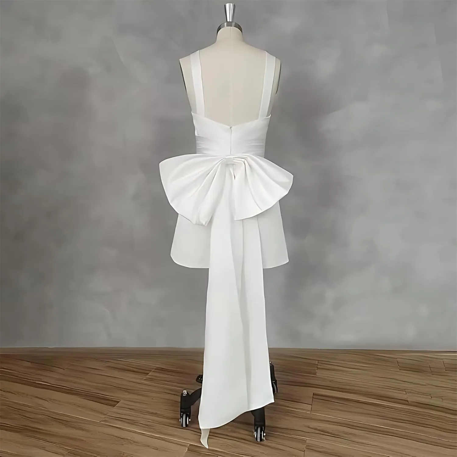 Modest Off Shoulder Short Wedding Dresses for Women Bride Elegant A-Line Bridal Gowns Casual Engagement Dress