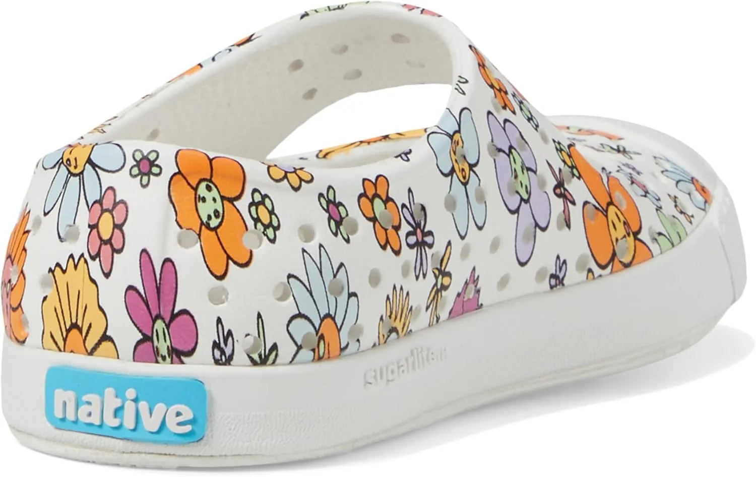 Native Shoes Kids Jefferson Juniper Print (Toddler) - Shoes for Kids - Round Toe Shape - Synthetic Outsole