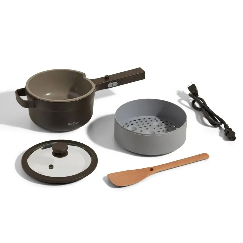 New - Our Place 8.5" Ceramic Nonstick Perfect Power Pot Char