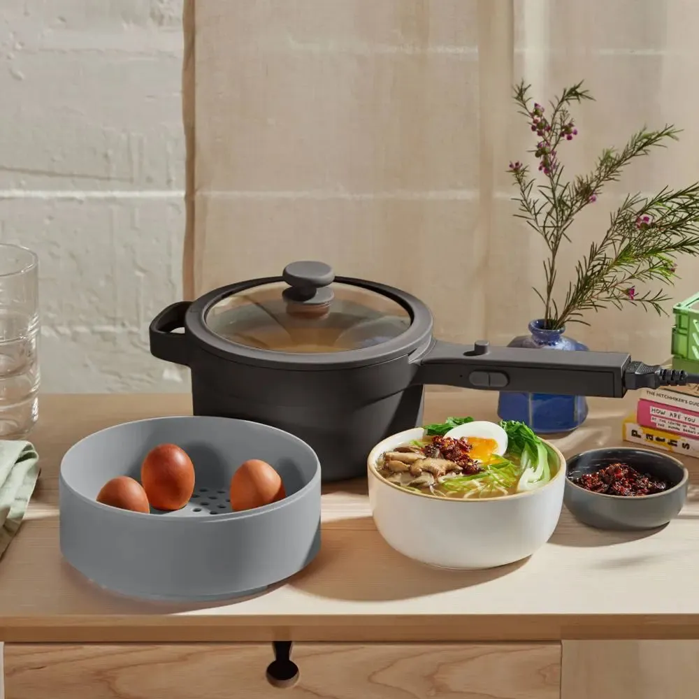 New - Our Place 8.5" Ceramic Nonstick Perfect Power Pot Char