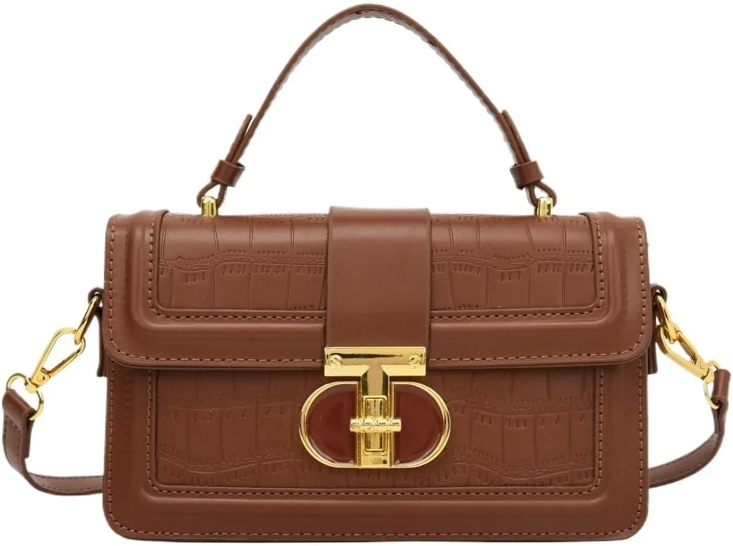 One-shoulder Stone Messenger Bag