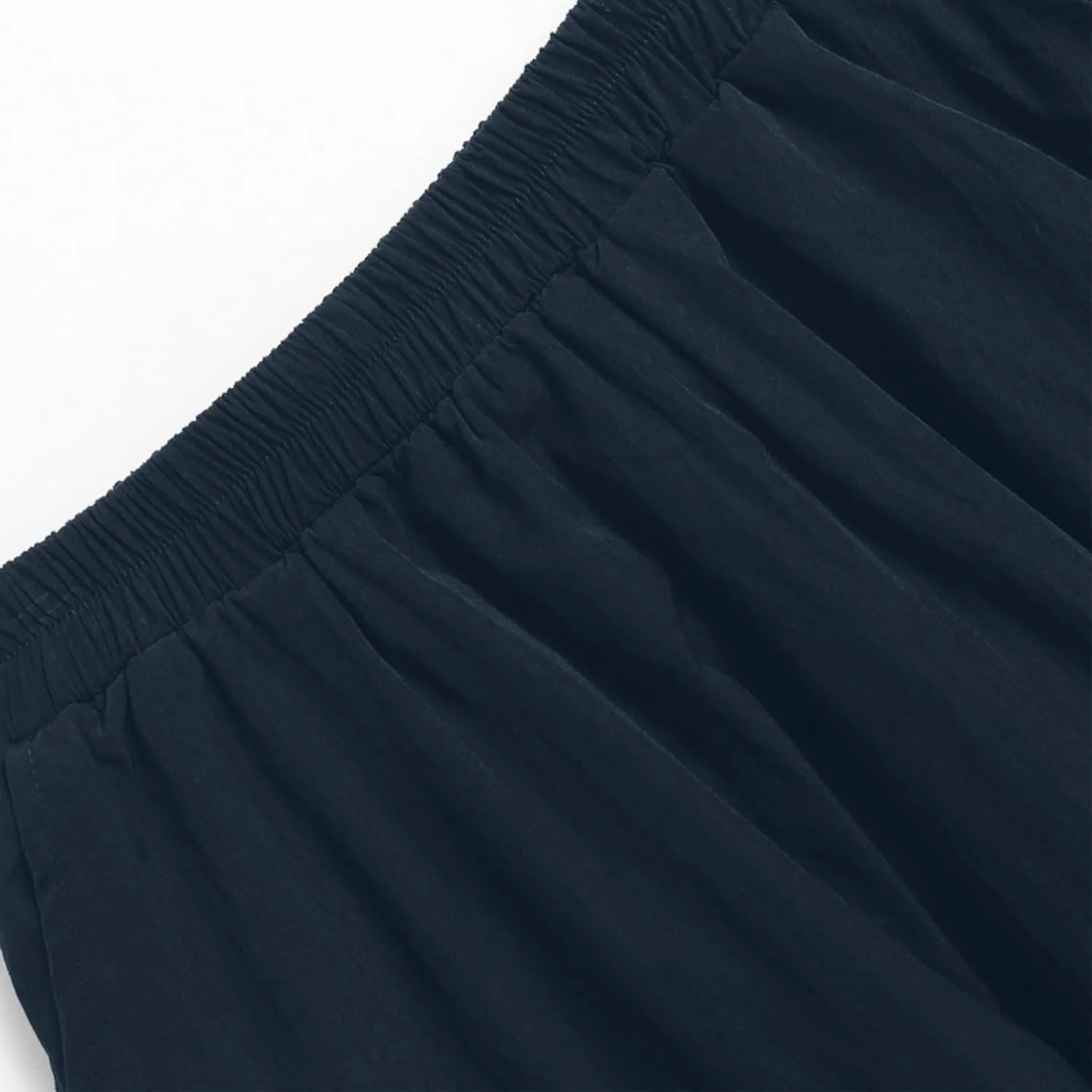 Oplxuo Women Bubble Maxi Skirt Elastic High Waisted Flowy A Line Long Puff Skirts Ruffle Hem Balloon Skirts with Pockets