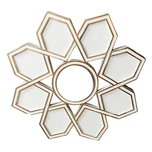 Pinakine® Makeup Mirror Ornament Decorative Mirror for Washroom Bedroom White|62040727PNK
