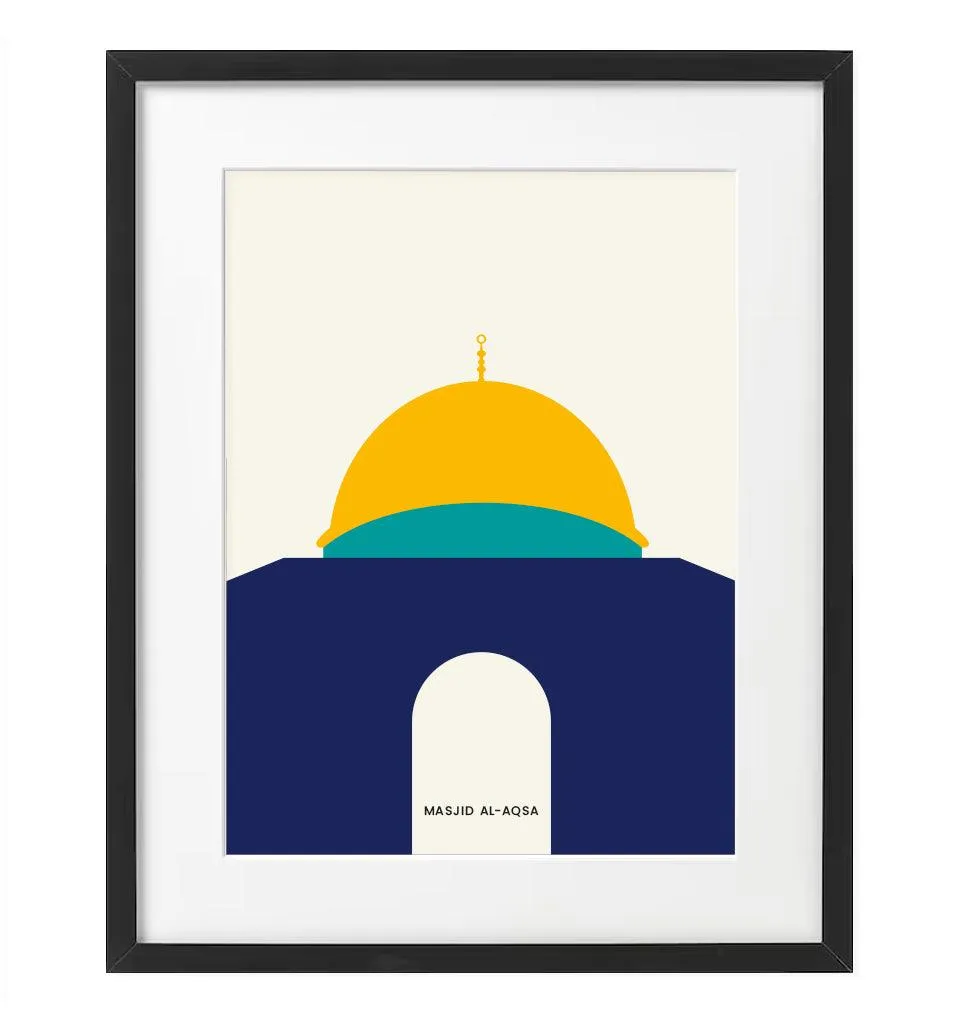 "Masjid-Al-Aqsa" Islamic Frame