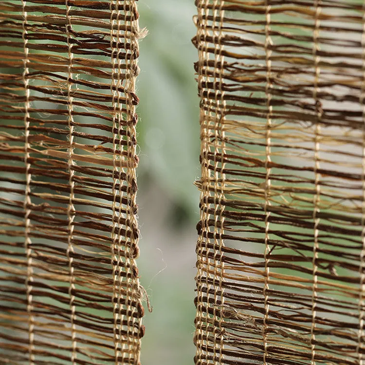 Ramie Roller Blind: Eco-Friendly Japanese Tea Room Style (Retro)