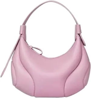 Retro Solid Color Saddle Bag Leather Shoulder Bags for Women Y2K Simple Ladies Crossbody Bag Designer Hobos Handbag