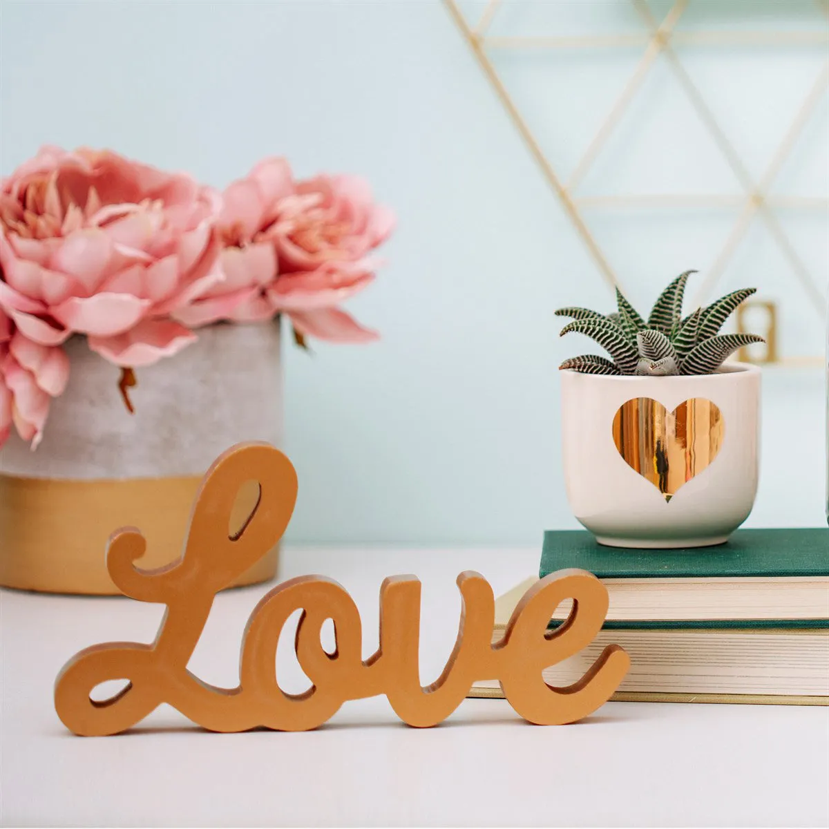 RJB Stone Gold Love Standing Letters