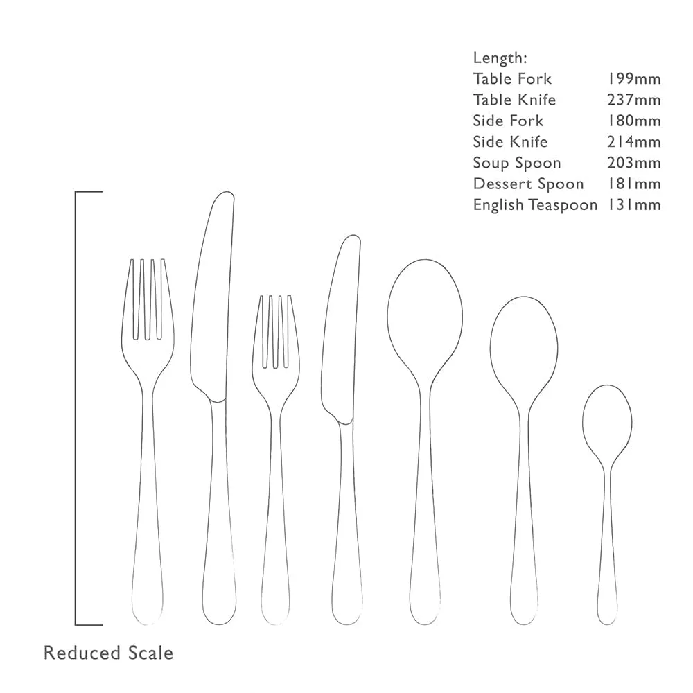 Robert Welch Kingham Bright 84 Piece Set with Free Matching Serving Spoons