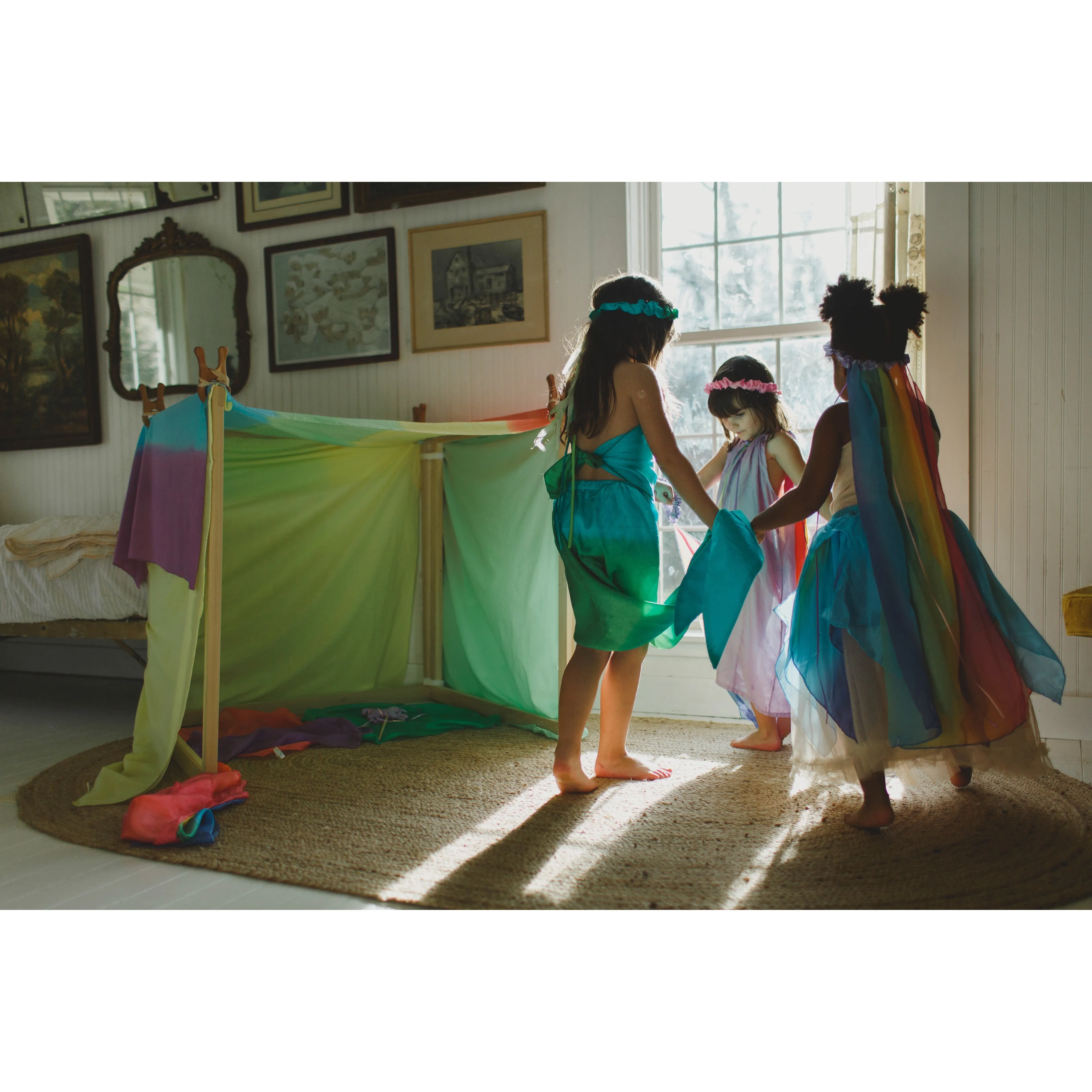 Sarah's Silks COTTON Rainbow Playcloth
