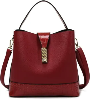 Shoulder Crossbody Tote Bucket Bag
