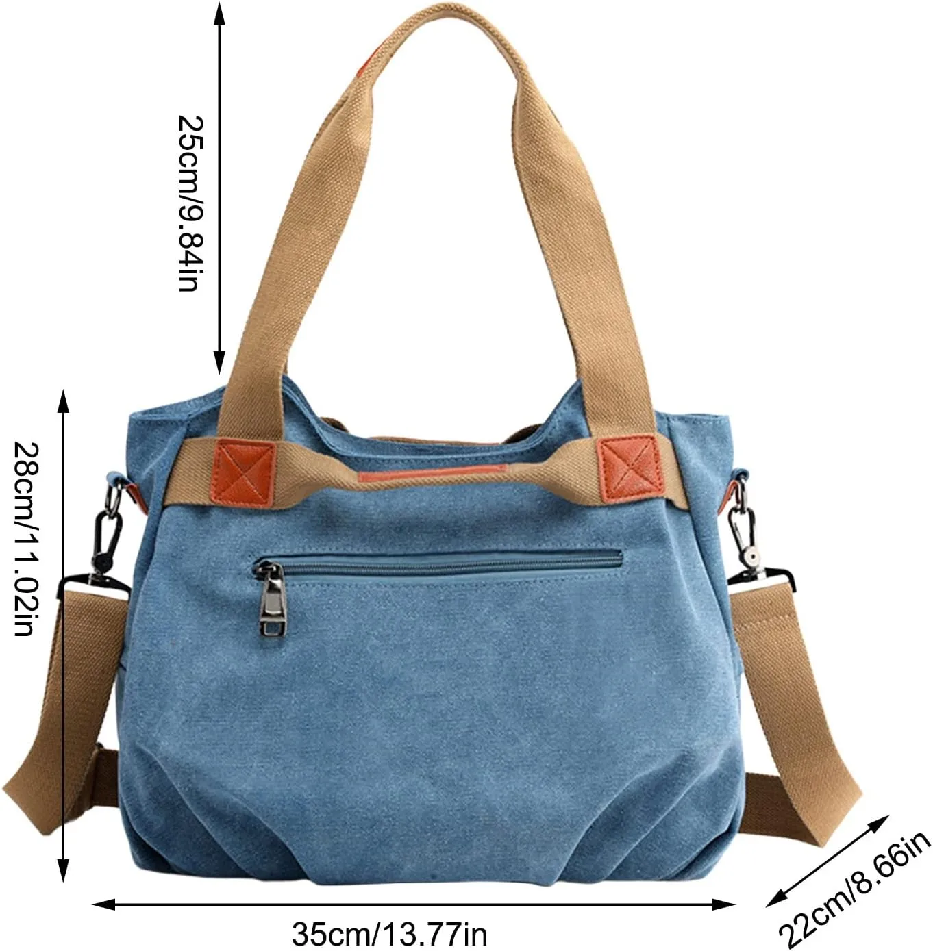 Shoulder Purse Handbag for Women Retro Fashion One Shoulder Crossbody Women's Bag Large Capacity Fashion Handbag