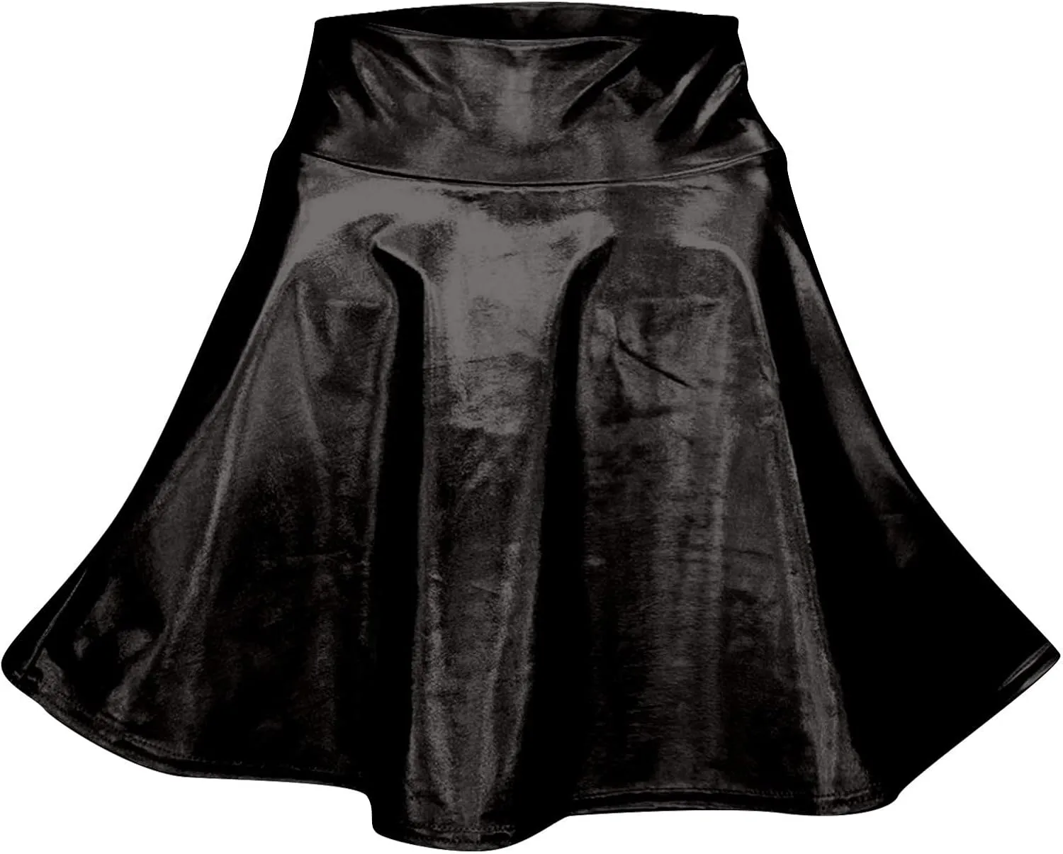 Skirt for Women Latex Mini Short Track Athletic Skater Formal Dance Cosplay Flare Wide Leg Skirt Women 2025