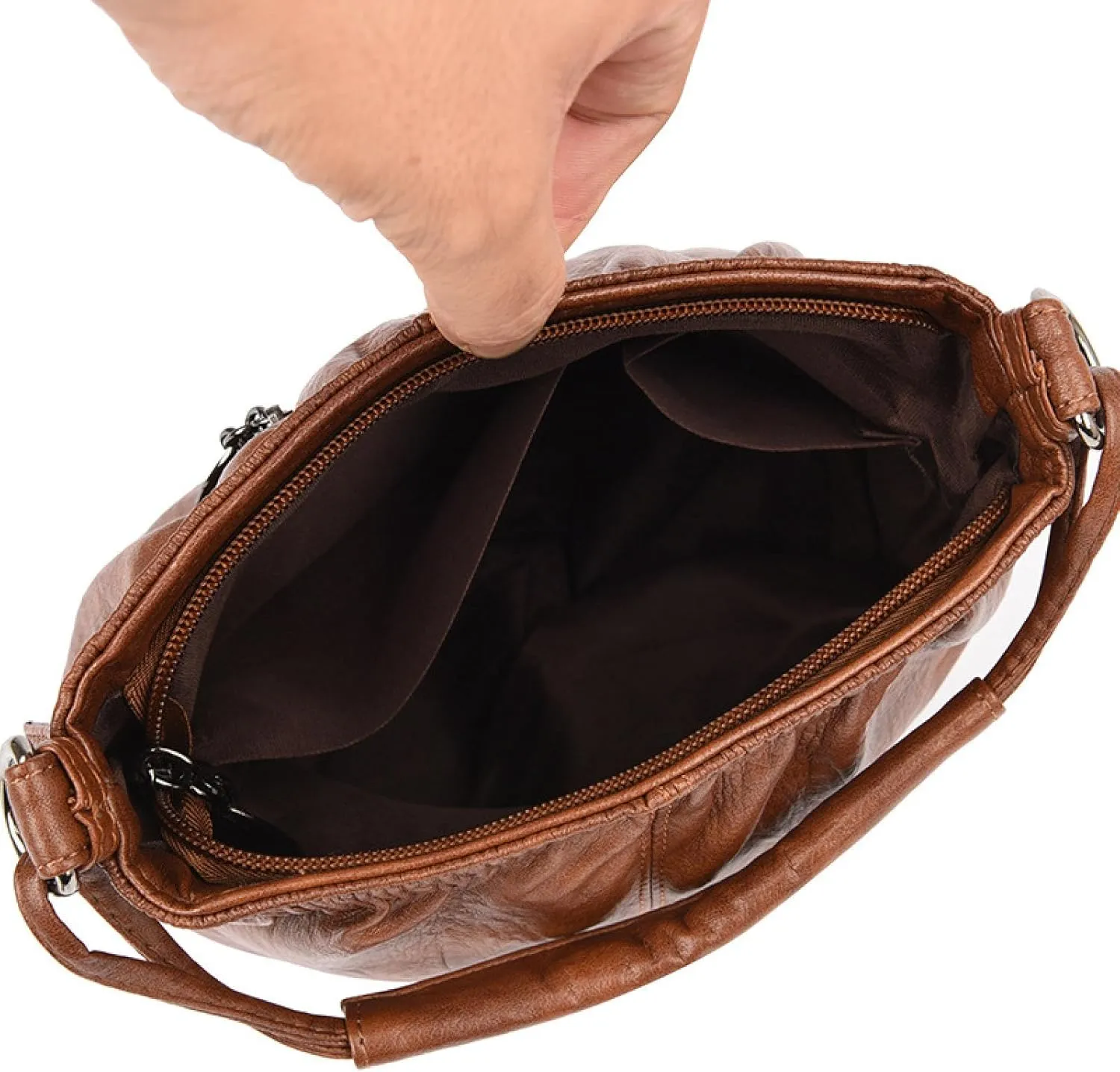 Soft Leather Bucket Bag, Small Bag, Crossbody Bag, Handbag