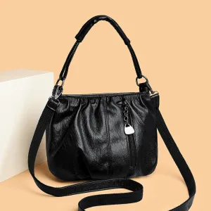 Soft Leather Bucket Bag, Small Bag, Crossbody Bag, Handbag