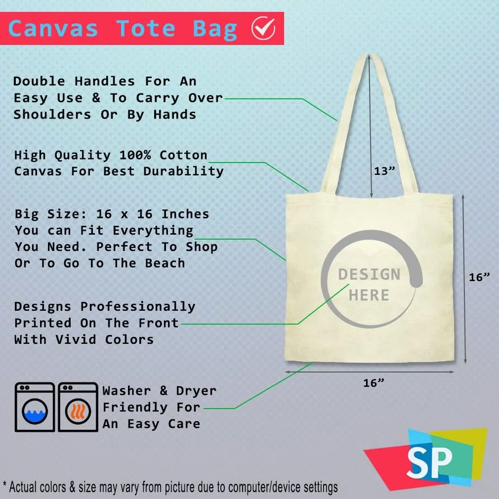 Speedy Pros Canvas Tote Bag for Women Not All Who Wander Are Lost Inspiration & Motivation Beach Bags for Women