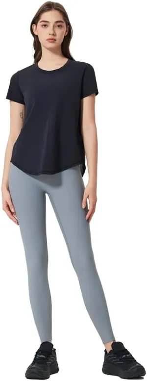 Summer Women's Quick-Dry Breathable Casual T-Shirt | Loose Fit Yoga Running Fitness Active Top