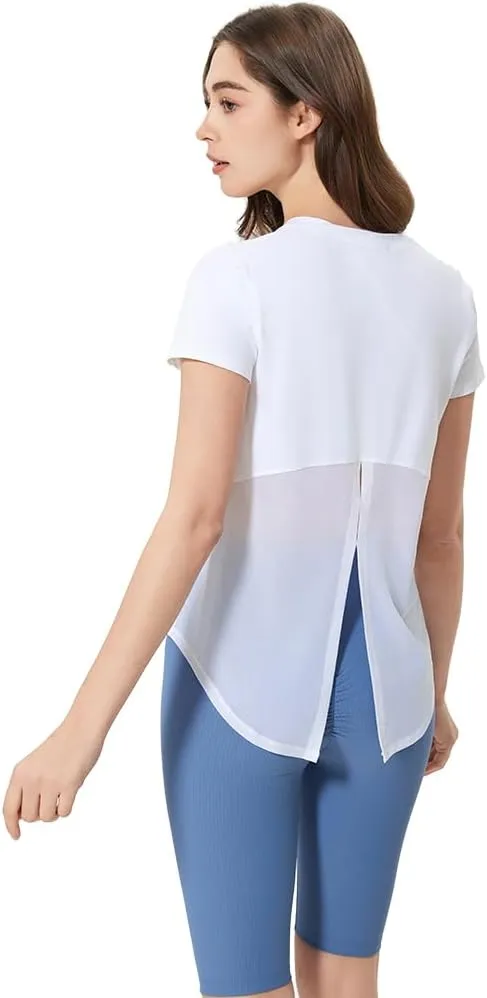 Summer Women's Quick-Dry Breathable Casual T-Shirt | Loose Fit Yoga Running Fitness Active Top