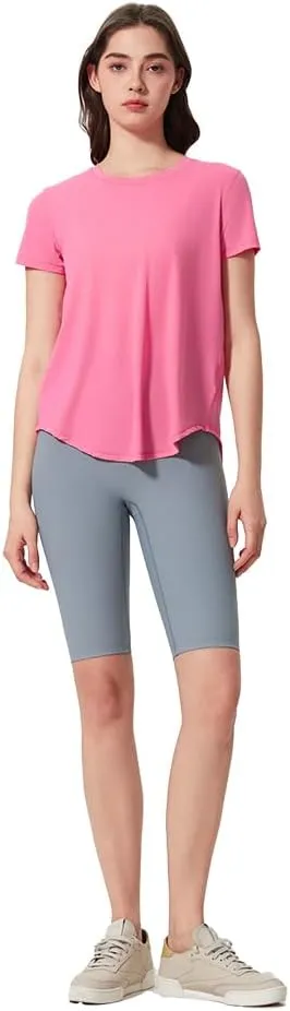 Summer Women's Quick-Dry Breathable Casual T-Shirt | Loose Fit Yoga Running Fitness Active Top