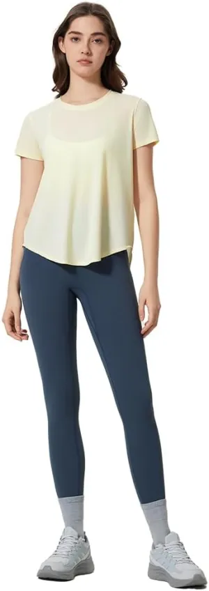 Summer Women's Quick-Dry Breathable Casual T-Shirt | Loose Fit Yoga Running Fitness Active Top