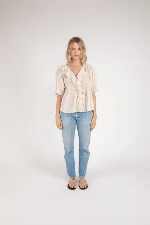 Suri S/S Ruffle Blouse