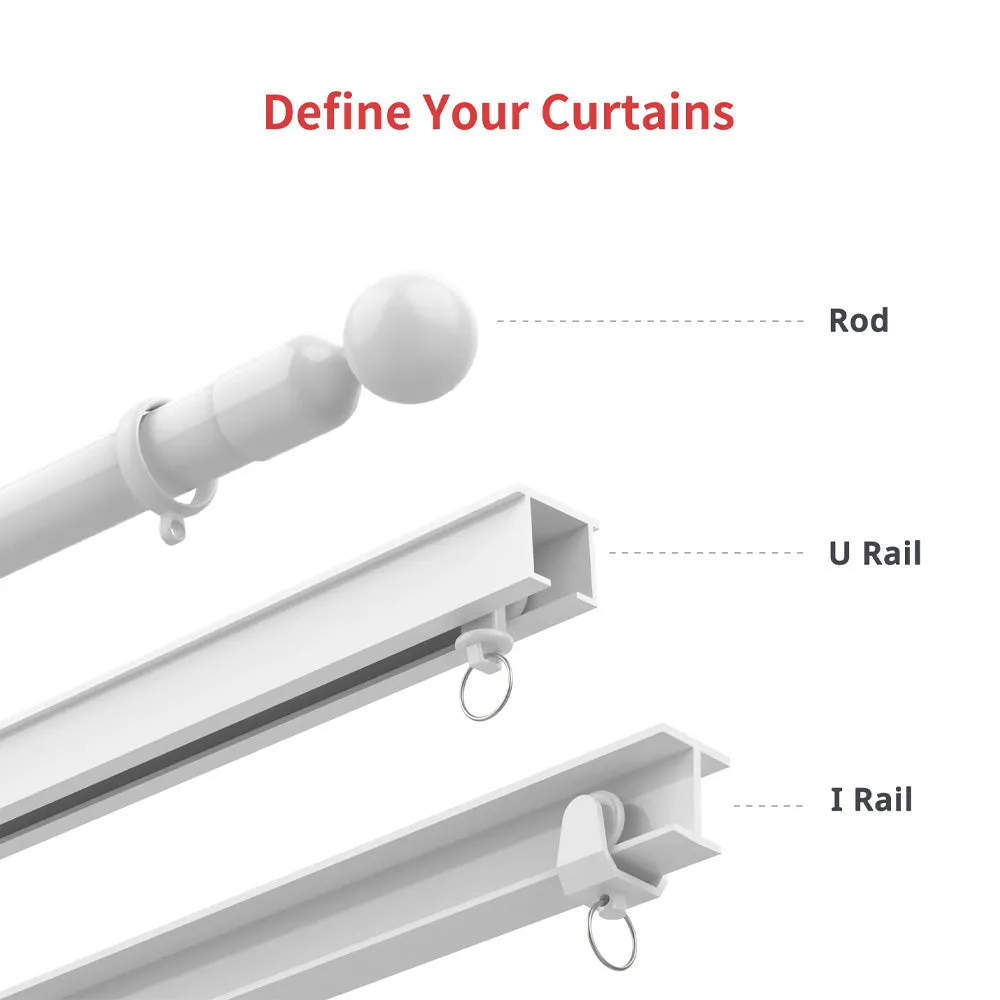 SwitchBot Curtain (I Rail) | Smart Curtain Controller - Add SwitchBot Hub Mini to Make it Compatible with Alexa, Google Home, IFTTT