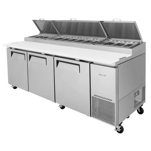 Turbo Air TPR-93SD-N 93" Refrigerated Pizza Prep Table