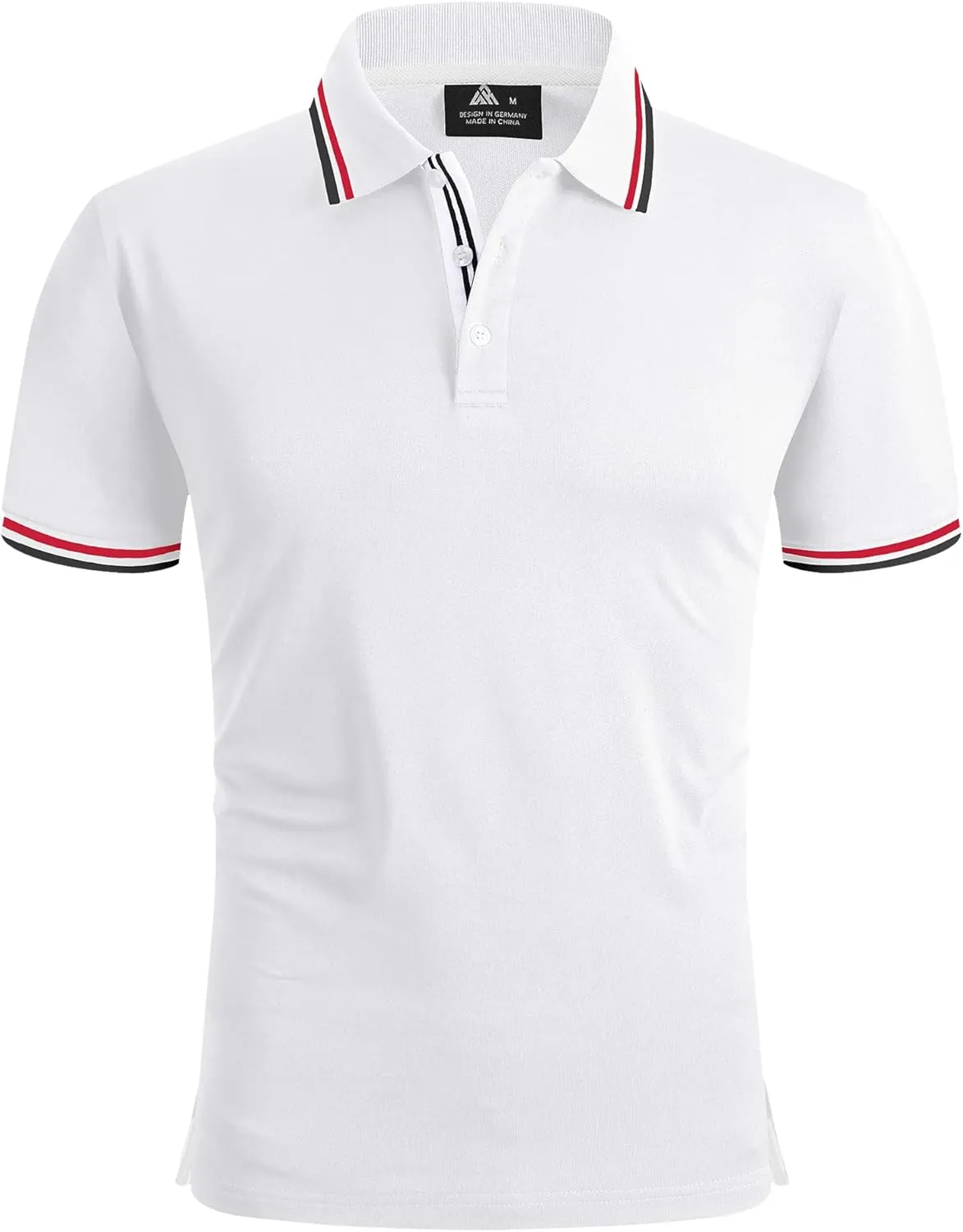 V VALANCH Polo Shirts for Men 3 Pack Golf Shirts Short Sleeve Moisture Wicking Collared Tennis Shirt Casual Stylish