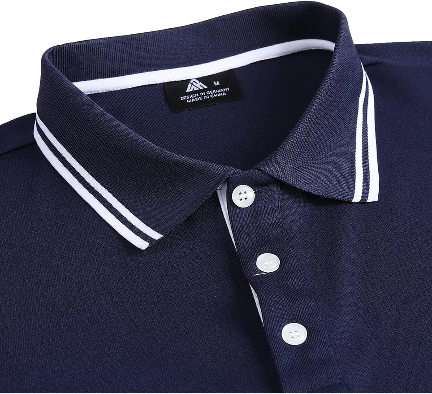 V VALANCH Polo Shirts for Men 3 Pack Golf Shirts Short Sleeve Moisture Wicking Collared Tennis Shirt Casual Stylish