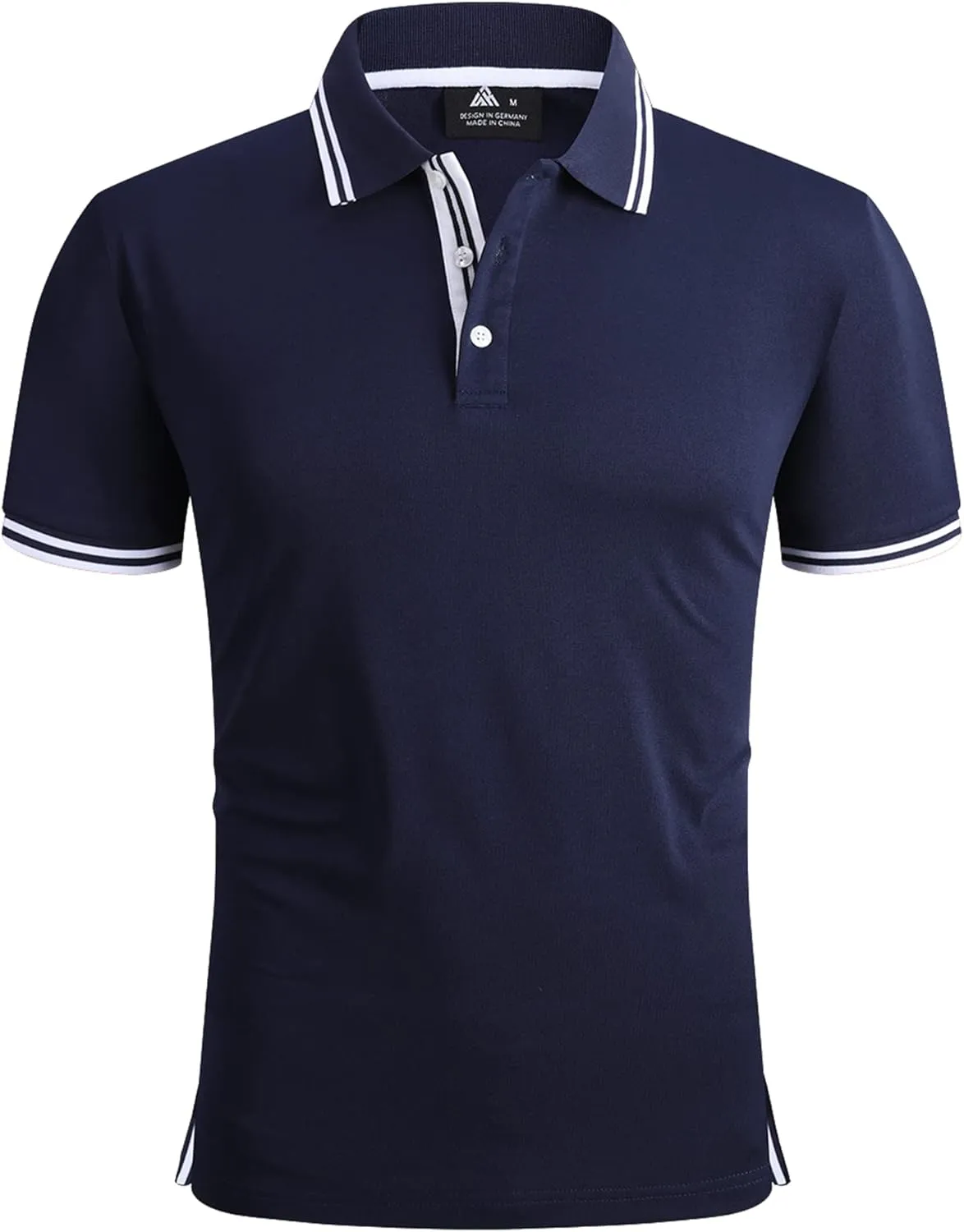 V VALANCH Polo Shirts for Men 3 Pack Golf Shirts Short Sleeve Moisture Wicking Collared Tennis Shirt Casual Stylish