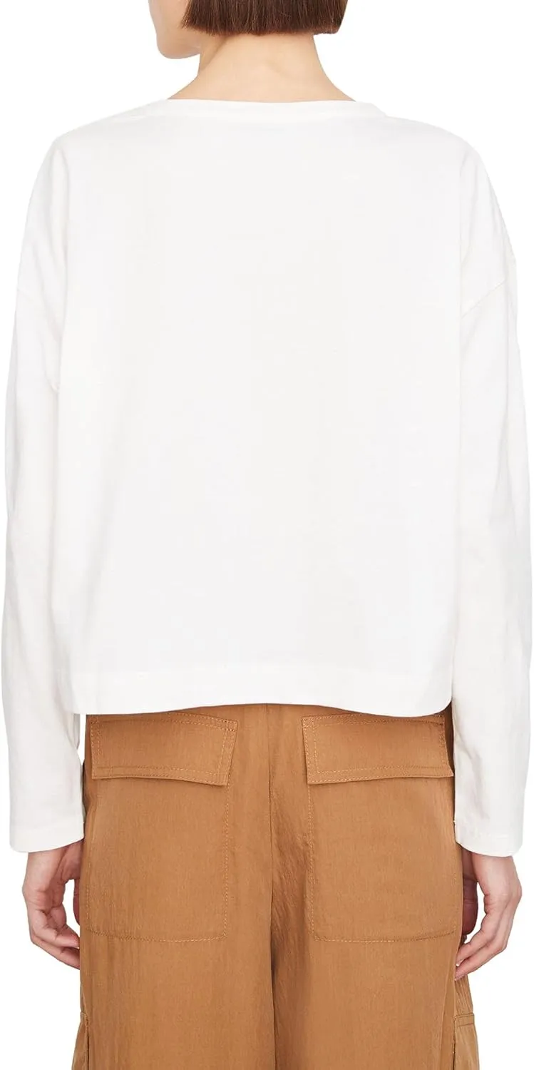 Vince Women's Long Sleeve Boat Neck Pullover