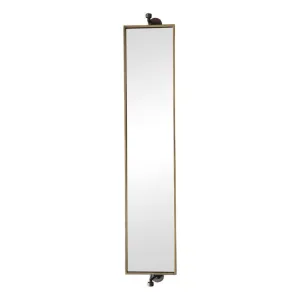 Wall Mirror - Antique Brass