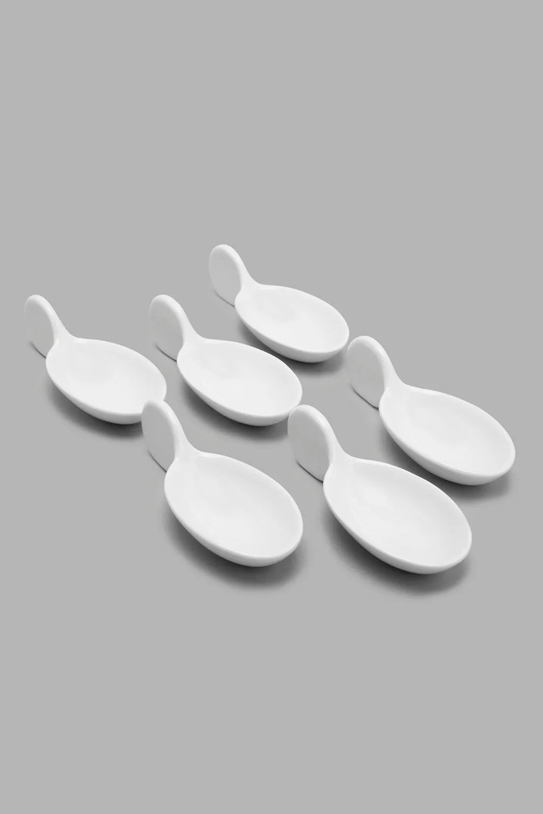 White Serving Spoon Set (6 Piece)
