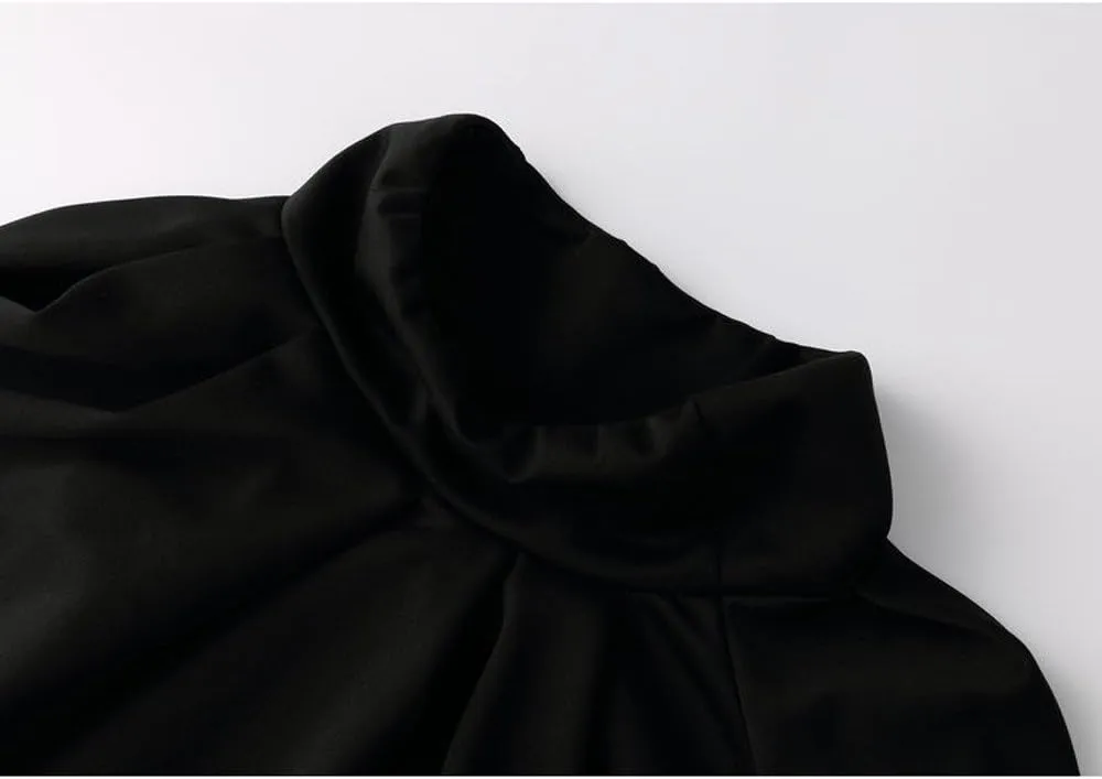 Women's A Line Midi Skirts Ruffle Solid Party Cocktail Mini Skirt Ladies Summer Skirt Pleated Skirts for Party