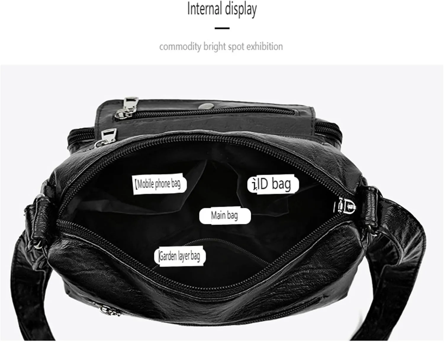 Women's Large Capacity Shoulder Crossbody Bag